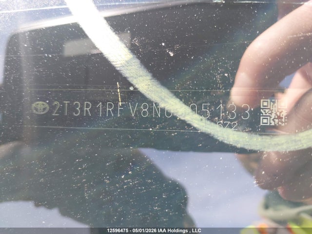 Aukcja sprzedaży 2022 Toyota Rav4 Xle/xle Premium, vin: 2T3R1RFV8NC305133, numer aukcji: 12596475