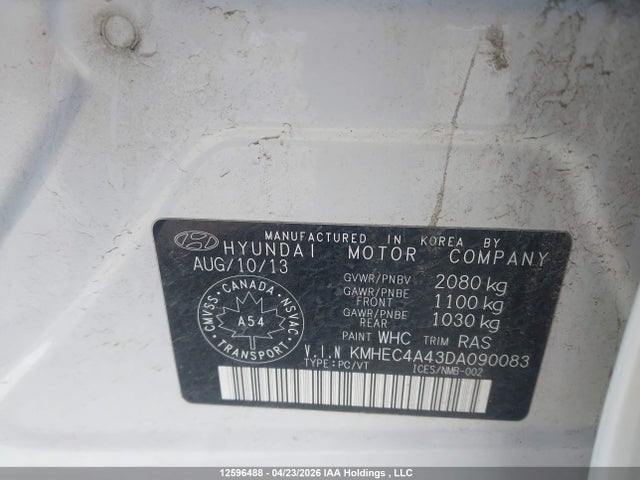 Продажа на аукционе авто 2013 Hyundai Sonata Hybrid Hybrid, vin: KMHEC4A43DA090083, номер лота: 12596488