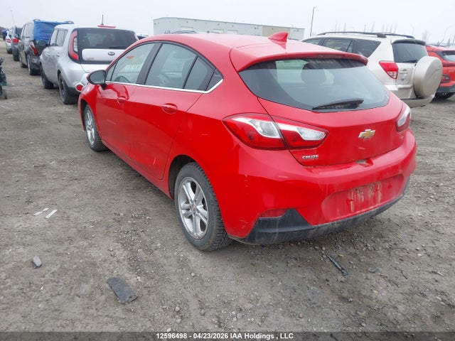 Продаж на аукціоні авто 2018 Chevrolet Cruze Lt, vin: 3G1BE6SM4JS524249, номер лоту: 12596498