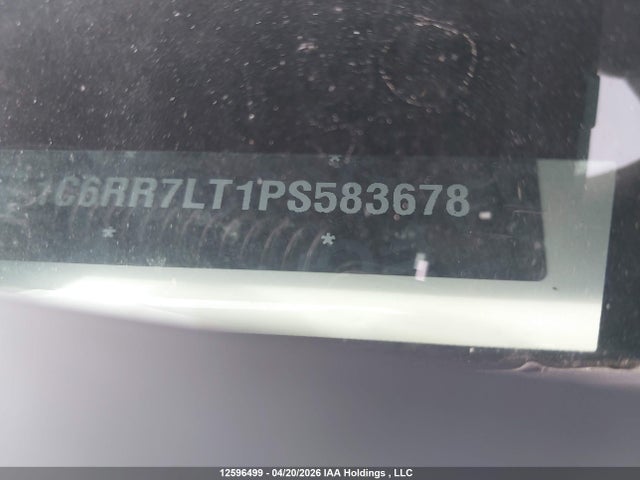 2023 Ram 1500 Classic Slt მანქანა იყიდება აუქციონზე, vin: 1C6RR7LT1PS583678, აუქციონის ნომერი: 12596499