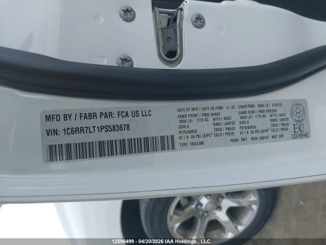 RAM 1500 Classic Slt 2023 1C6RR7LT1PS583678 Image 18