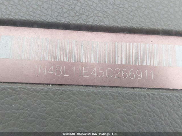 Продаж на аукціоні авто 2005 Nissan Altima 3.5 S/3.5 Se/3.5 Se-r, vin: 1N4BL11E45C266911, номер лоту: 12596518