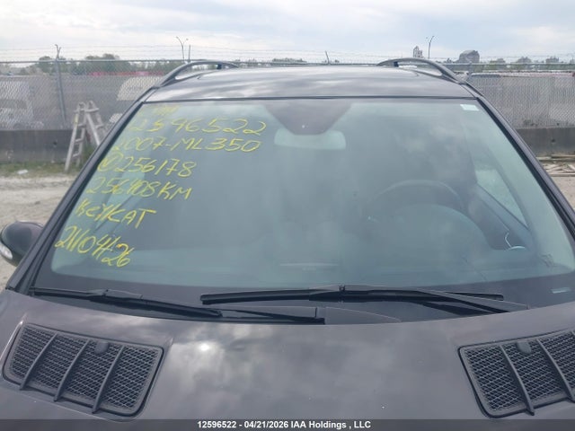 Продажа на аукционе авто 2007 Mercedes-benz Ml 350, vin: 4JGBB86E87A256178, номер лота: 12596522