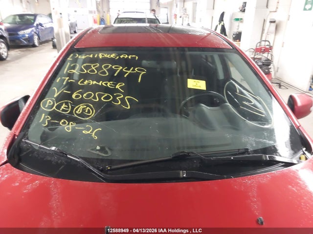 12588949 :رقم المزاد ، JA32U2FUXHU605035 vin ، 2017 Mitsubishi Lancer Es/se Anniversary Edition/se Black Edition/se Ltd مزاد بيع