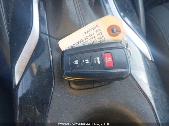 2022 Toyota Corolla Se მანქანა იყიდება აუქციონზე, vin: 5YFB4MBEXNP099095, აუქციონის ნომერი: 12596530