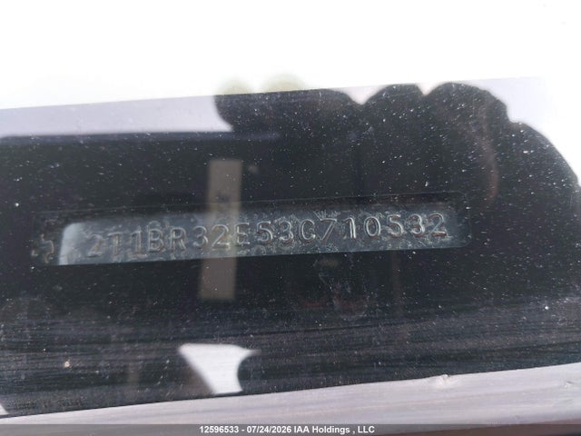 Продажа на аукционе авто 2003 Toyota Corolla, vin: 2T1BR32E53C710532, номер лота: 12596533