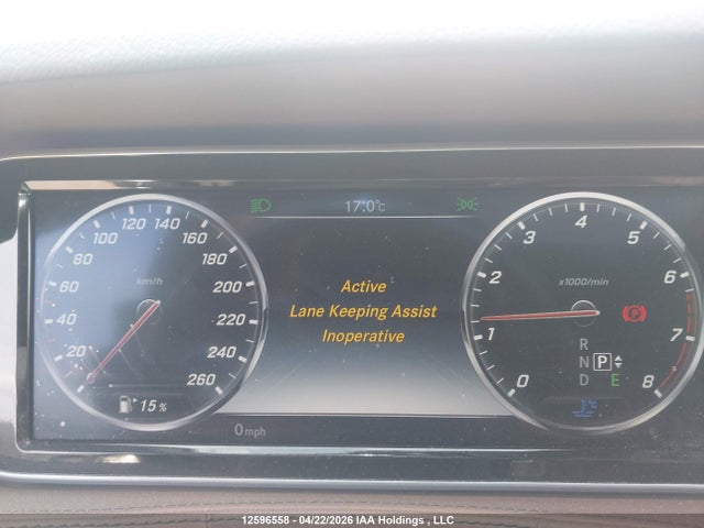 Aukcja sprzedaży 2015 Mercedes-benz S 550 4matic, vin: WDDUF8FB8FA153998, numer aukcji: 12596558