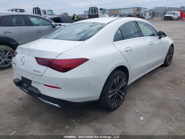 Aukcja sprzedaży 2025 Mercedes-benz Cla 250 Coupe 4maitc, vin: W1K5J4HB0SN529430, numer aukcji: 12596602