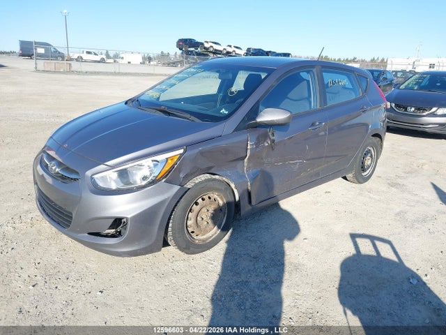 12596603 :رقم المزاد ، KMHCT5AE6GU239076 vin ، 2016 Hyundai Accent Gl مزاد بيع