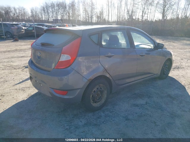 12596603 :رقم المزاد ، KMHCT5AE6GU239076 vin ، 2016 Hyundai Accent Gl مزاد بيع