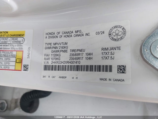 Honda CR-V 2024 2HKRS3H2XRH001410 Image 20