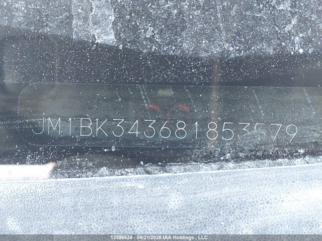 2008 Mazda Mazda3 Sport მანქანა იყიდება აუქციონზე, vin: JM1BK343681853579, აუქციონის ნომერი: 12596624