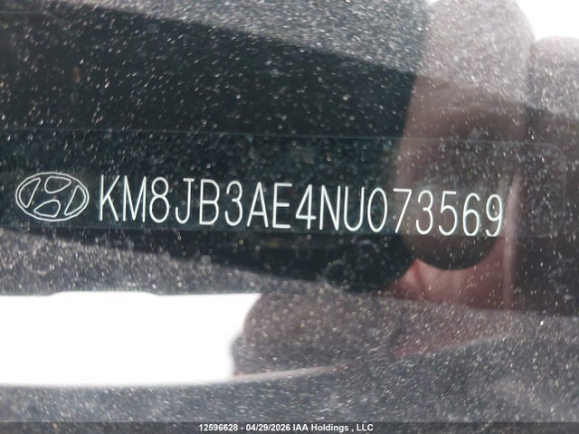 Продаж на аукціоні авто 2022 Hyundai Tucson, vin: KM8JB3AE4NU073569, номер лоту: 12596628