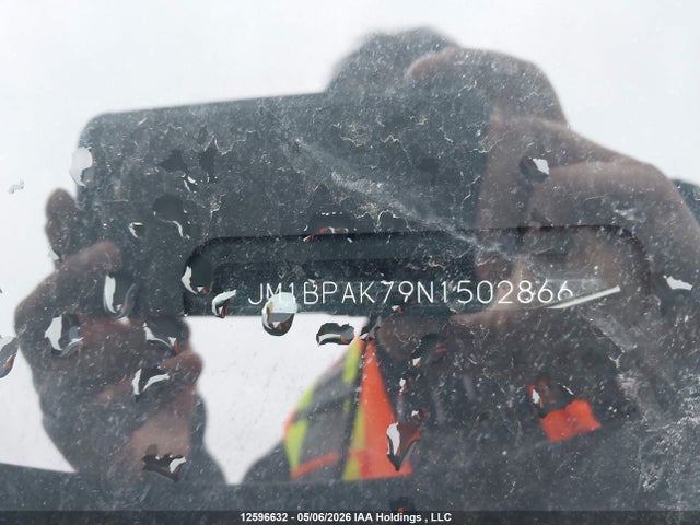 12596632 :رقم المزاد ، JM1BPAK79N1502866 vin ، 2022 Mazda Mazda3 Gx مزاد بيع