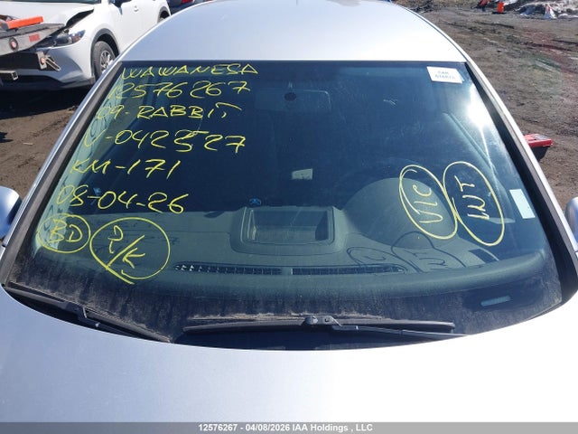 Aukcja sprzedaży 2009 Volkswagen Rabbit 3-door Comfortline/3-door Trendline, vin: WVWBA71K59W042527, numer aukcji: 12576267