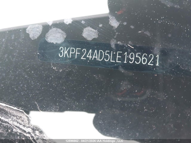3KPF24AD5LE195621 KIA Forte Fe/lxs