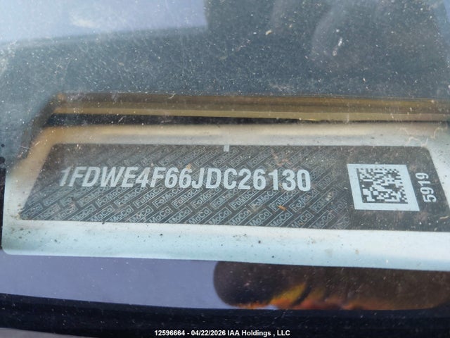 Продаж на аукціоні авто 2018 Ford E-450 Cutaway, vin: 1FDWE4F66JDC26130, номер лоту: 12596664