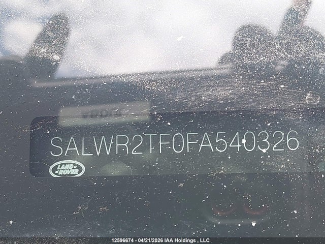 SALWR2TF0FA540326 Land Rover Range Rover Sport Sc