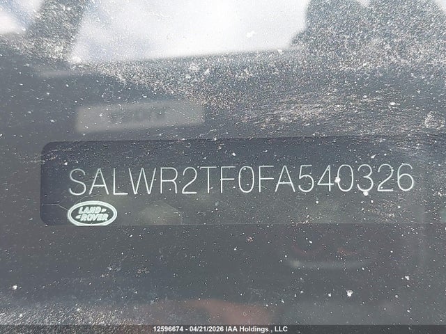 SALWR2TF0FA540326 Land Rover Range Rover Sport Sc