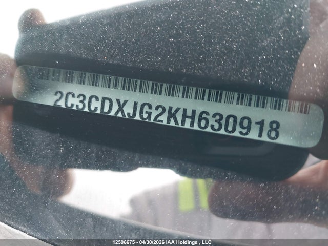 12596675 :رقم المزاد ، 2C3CDXJG2KH630918 vin ، 2019 Dodge Charger Sxt مزاد بيع