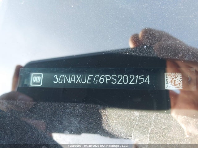 Aukcja sprzedaży 2023 Chevrolet Equinox Lt, vin: 3GNAXUEG6PS202154, numer aukcji: 12596699