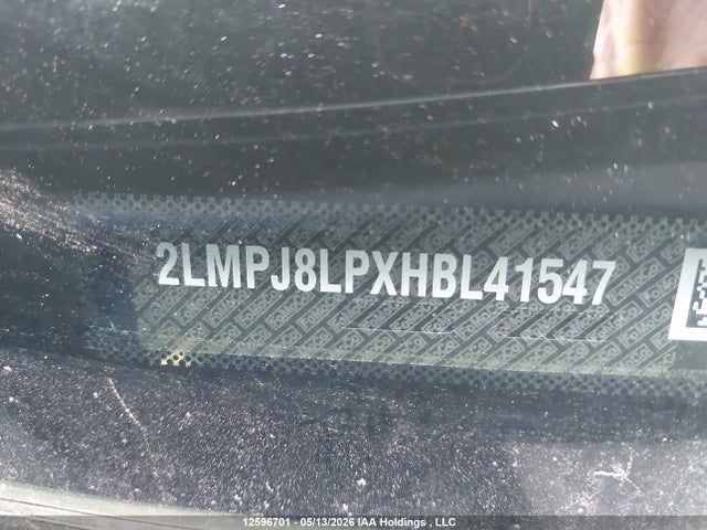12596701 :رقم المزاد ، 2LMPJ8LPXHBL41547 vin ، 2017 Lincoln Mkx Reserve مزاد بيع