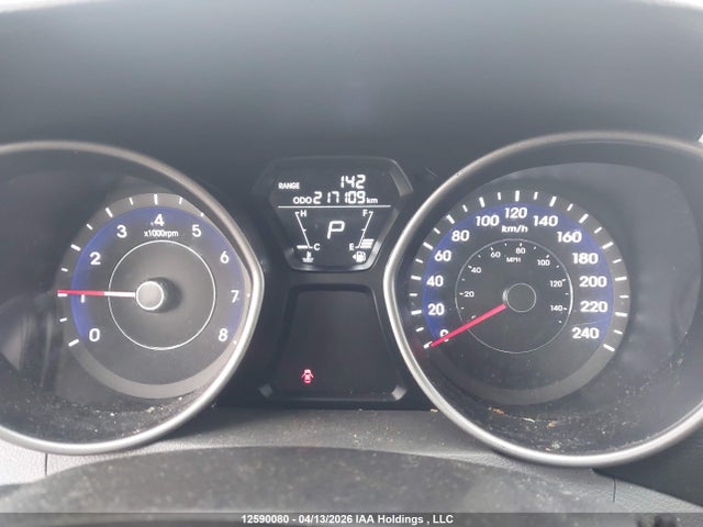 12590080 :رقم المزاد ، 5NPDH4AE0DH343752 vin ، 2013 Hyundai Elantra Gl مزاد بيع