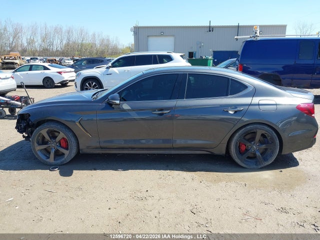 12596720 :رقم المزاد ، KMTG74LE6KU018962 vin ، 2019 Genesis G70 Elite مزاد بيع
