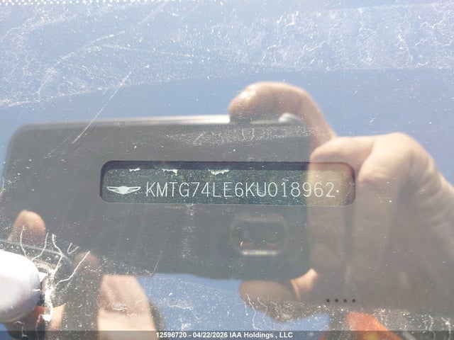 12596720 :رقم المزاد ، KMTG74LE6KU018962 vin ، 2019 Genesis G70 Elite مزاد بيع
