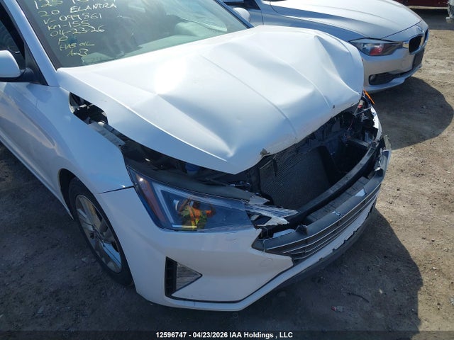 2020 Hyundai Elantra Preferred With Sun And Safety Package Auto Ivt მანქანა იყიდება აუქციონზე, vin: KMHD84LF3LU099861, აუქციონის ნომერი: 12596747