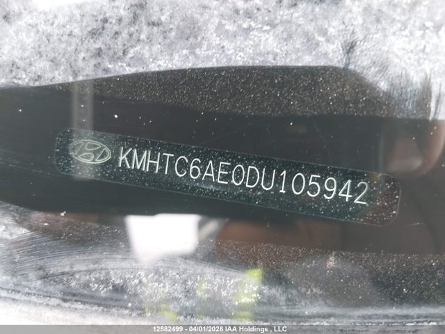 Auction sale of the 2013 Hyundai Veloster Turbo, vin: KMHTC6AE0DU105942, lot number: 12582499