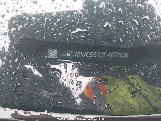 1G1JC6SB2F4117506 Chevrolet Sonic Lt Auto
