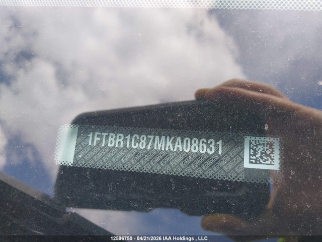 Продажа на аукционе авто 2021 Ford Transit T-250, vin: 1FTBR1C87MKA08631, номер лота: 12596750
