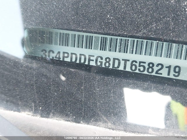12596765 :رقم المزاد ، 3C4PDDFG8DT658219 vin ، 2013 Dodge Journey R/t مزاد بيع