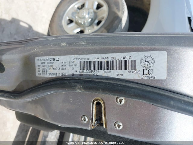 3C6UR5JJ7LG145717 Dodge RAM 2500