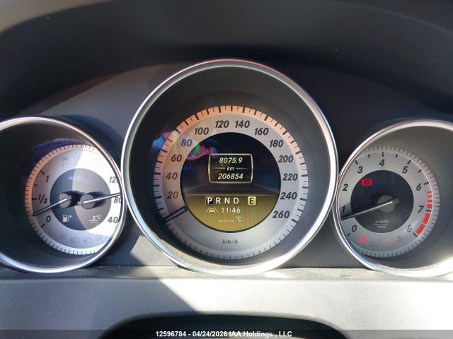 Aukcja sprzedaży 2012 Mercedes-benz C 300 4matic, vin: WDDGF8BB2CA614479, numer aukcji: 12596784