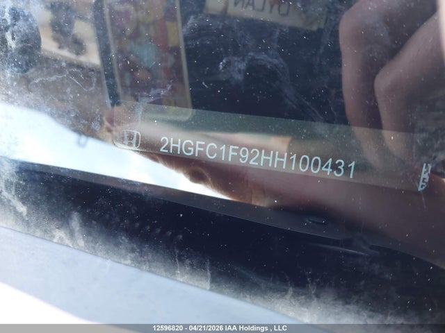 2HGFC1F92HH100431 Honda Civic