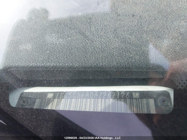 2010 Chevrolet Silverado მანქანა იყიდება აუქციონზე, vin: 1GCSCSEA0AZ262126, აუქციონის ნომერი: 12596829