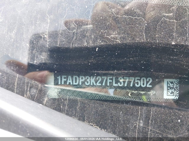 12596834 :رقم المزاد ، 1FADP3K27FL377502 vin ، 2015 Ford Focus Se مزاد بيع