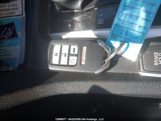 Aukcja sprzedaży 2019 Honda Civic Touring, vin: 2HGFC1F96KH105722, numer aukcji: 12596877