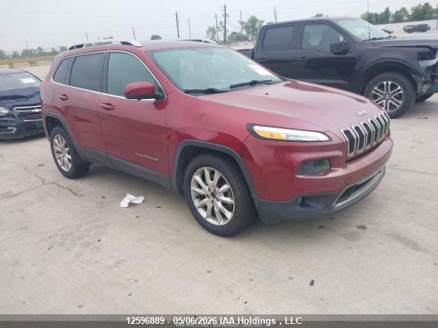 12596889 :رقم المزاد ، 1C4PJMDS0GW161454 vin ، 2016 Jeep Cherokee Limited مزاد بيع