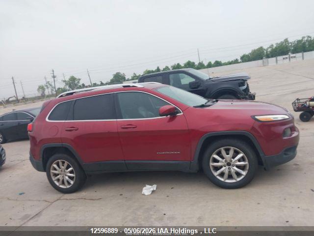 12596889 :رقم المزاد ، 1C4PJMDS0GW161454 vin ، 2016 Jeep Cherokee Limited مزاد بيع