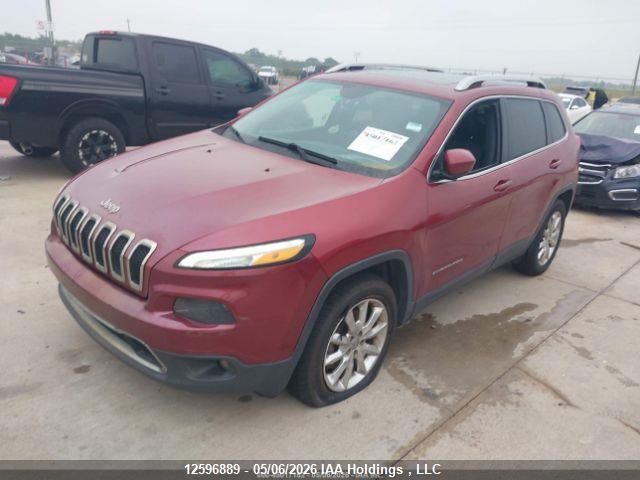 12596889 :رقم المزاد ، 1C4PJMDS0GW161454 vin ، 2016 Jeep Cherokee Limited مزاد بيع