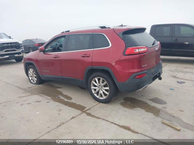 12596889 :رقم المزاد ، 1C4PJMDS0GW161454 vin ، 2016 Jeep Cherokee Limited مزاد بيع