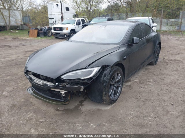 12596911 :رقم المزاد ، 5YJSA1E52NF485461 vin ، 2022 Tesla Model S Awd مزاد بيع