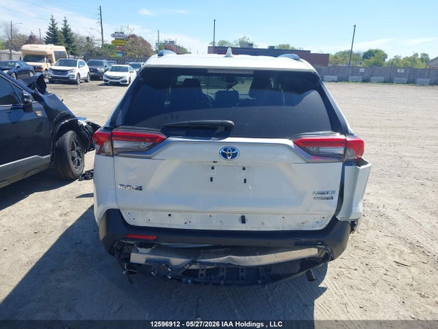 12596912 :رقم المزاد ، 2T3DWRFV7MW124906 vin ، 2021 Toyota Rav4 Hybrid مزاد بيع