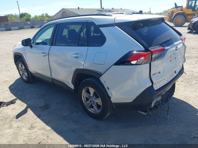 12596912 :رقم المزاد ، 2T3DWRFV7MW124906 vin ، 2021 Toyota Rav4 Hybrid مزاد بيع