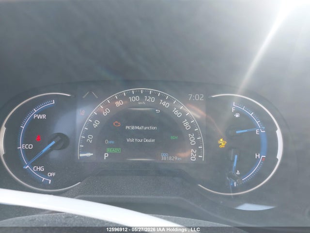 12596912 :رقم المزاد ، 2T3DWRFV7MW124906 vin ، 2021 Toyota Rav4 Hybrid مزاد بيع