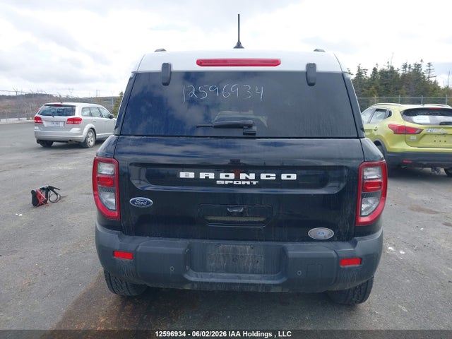12596934 :رقم المزاد ، 3FMCR9GN9SRF11178 vin ، 2025 Ford Bronco Sport Heritage مزاد بيع