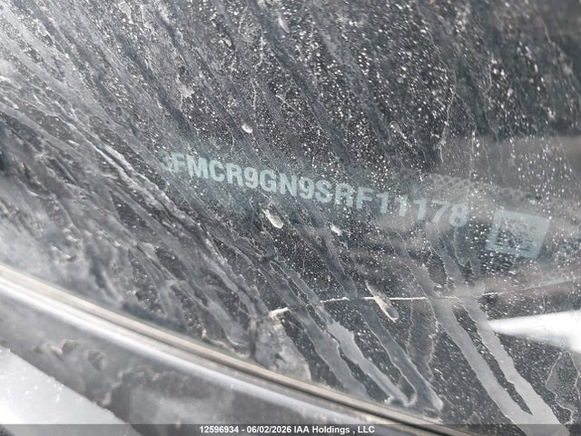 12596934 :رقم المزاد ، 3FMCR9GN9SRF11178 vin ، 2025 Ford Bronco Sport Heritage مزاد بيع